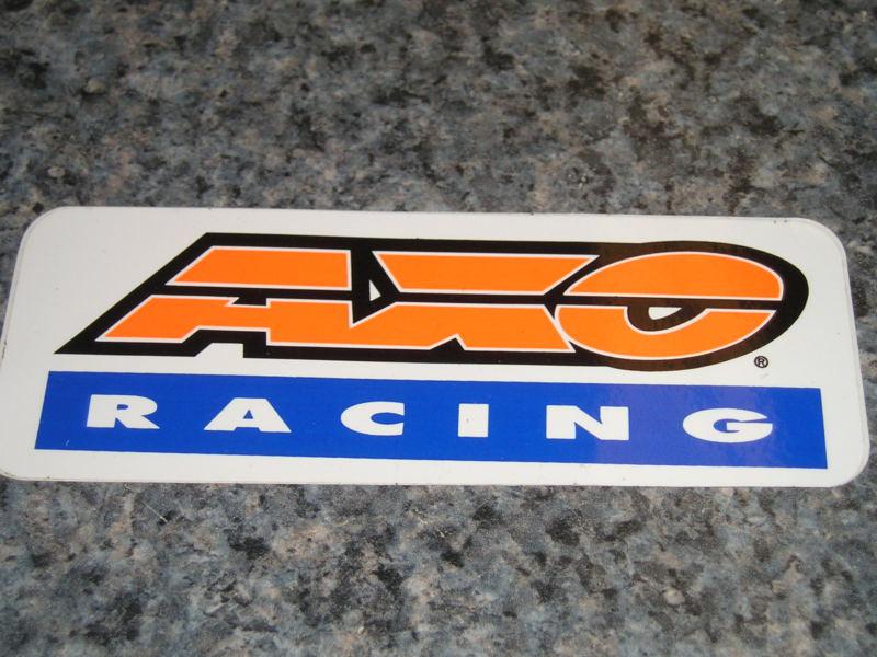 Axo racing - vintage decal -orange/blue- new.
