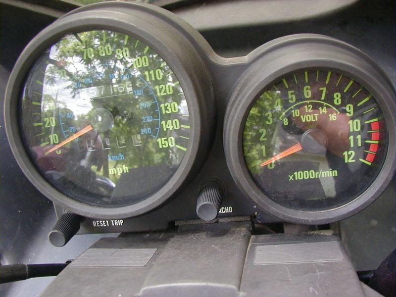 1985 gpz750 speedometer tachometer gauges