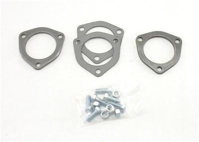 Patriot exhaust collector flanges 3-bolt 2.5 in. i.d. gaskets fasteners set