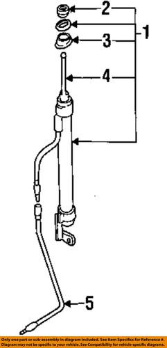 Hyundai oem 9623322500 antenna-mast