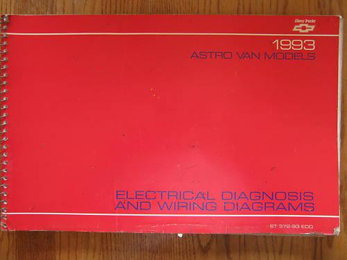1993 chevy astro van electrical diagnosis & wiring diagrams original c143