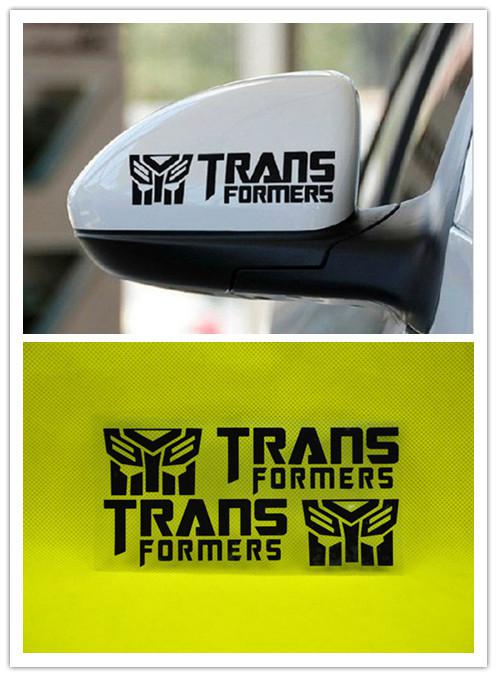 Cruze transformers rearview mirror logo badge hollowed-out decal car stickers