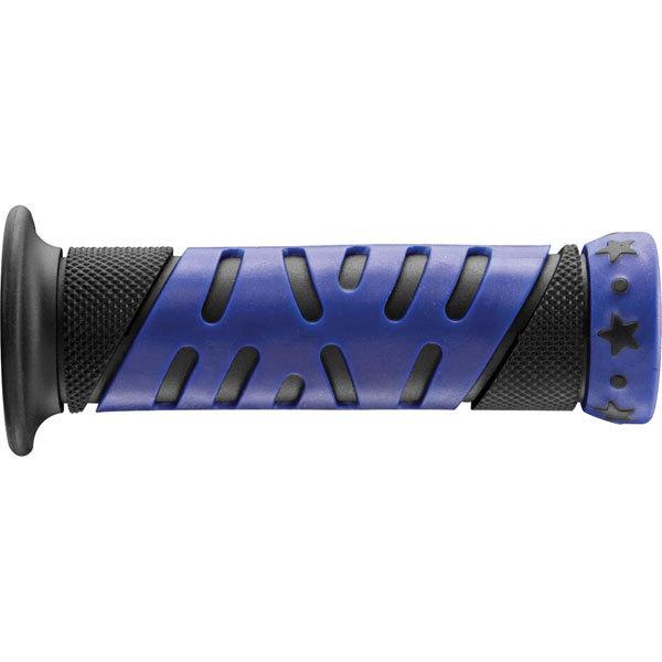 Black/blue bikemaster ergonomic grip