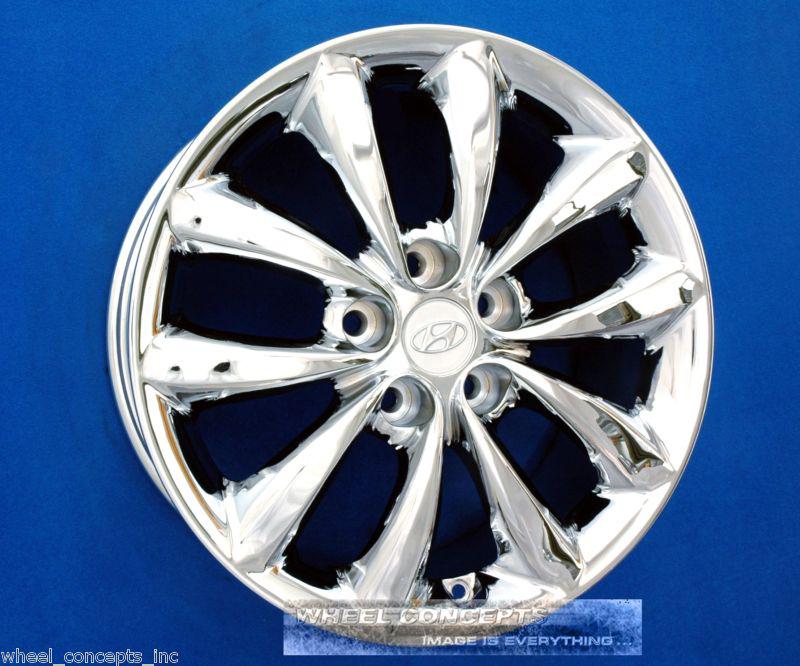 Hyundai azera 17 inch chrome wheel exchange oem rims 08