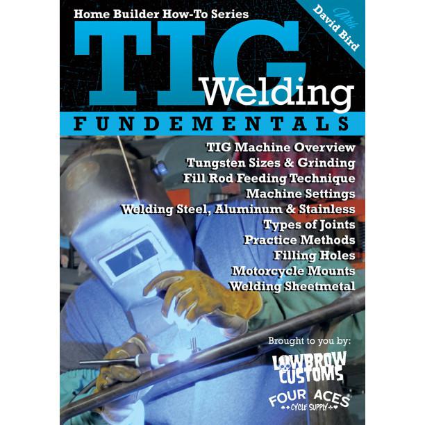 Lowbrow customs how-to tig welding fundamentals instructional dvd w/ david bird