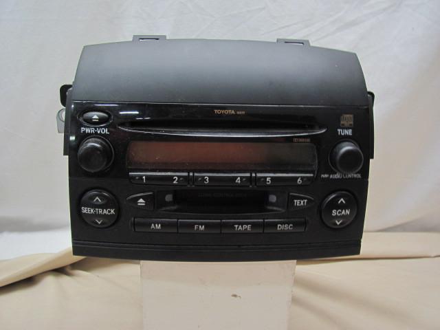 04 05 toyota sienna audio equipment am-fm tape cd player 3i7846 1508838