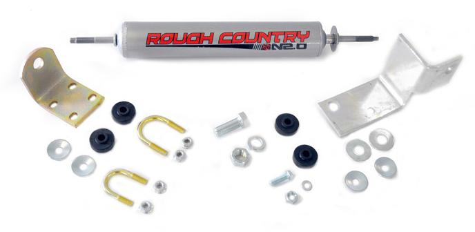 Rough country 87326.20 steering stabilizer 0" - 3" n2.0 chevrolet 1500 2500 gmc