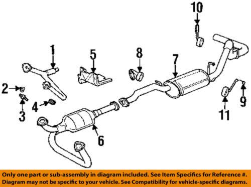 Gm oem 11589264 exhaust-front pipe stud