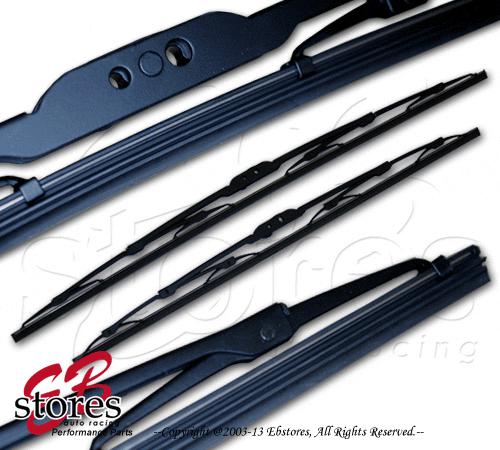 Set of 2 oem replacement bayonet arm wiper blades 18" driver, 18" passenger side