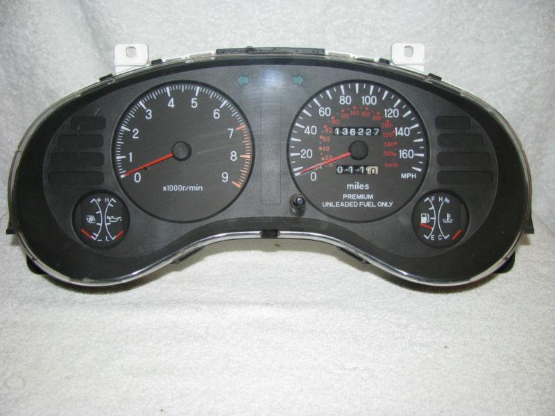 1995-99 eagle talon  turbo dash gauge instrument cluster 136k oem