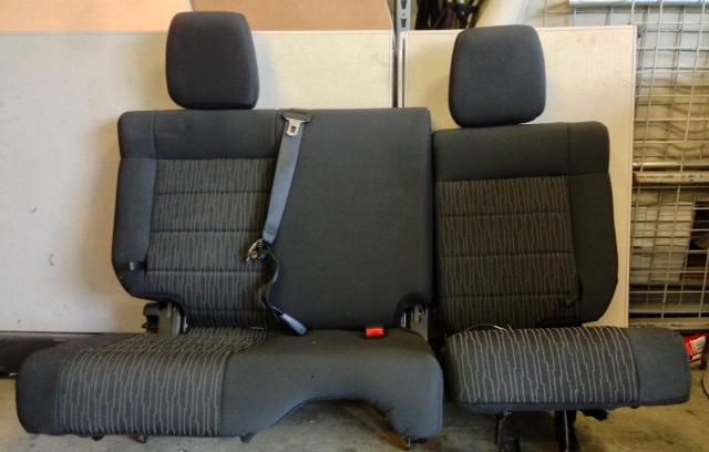 2007-2014 jeep wrangler unlimited complete rear seat