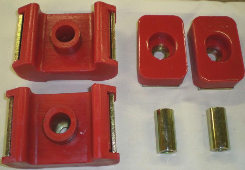 67-72 chevy gmc 1/2 3/4 truck red poly transfer case or bell housing mounts 4x4