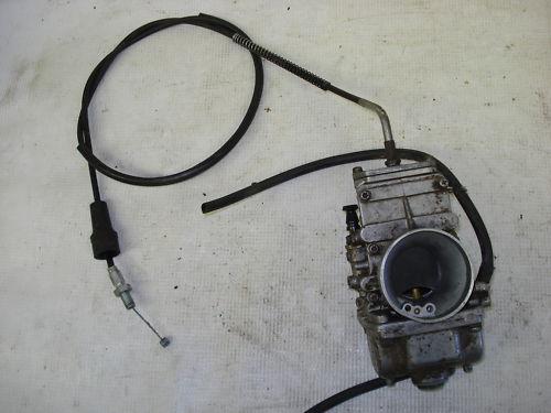 87 suzuki rm125 rm 125 250 carb / carburetor + cable