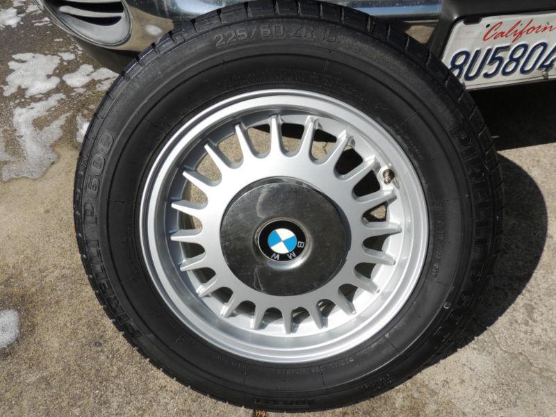 New original bmw e32 e34 light alloy rim bmw-styling style on a new pirelle tire