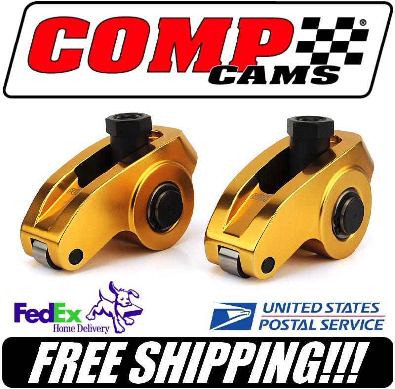 Comp cams ultra-gold arc aluminum 1.72 ls1 ls2 chevy roller rocker arms 19024-16
