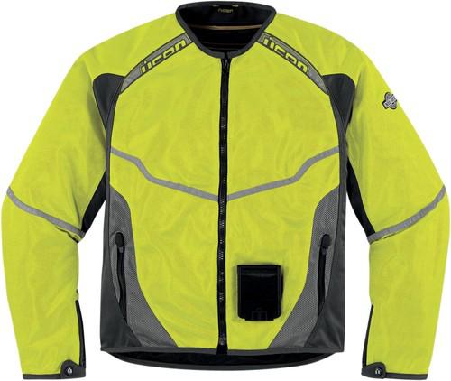 Icon anthem mesh jacket mil-spec yellow small new