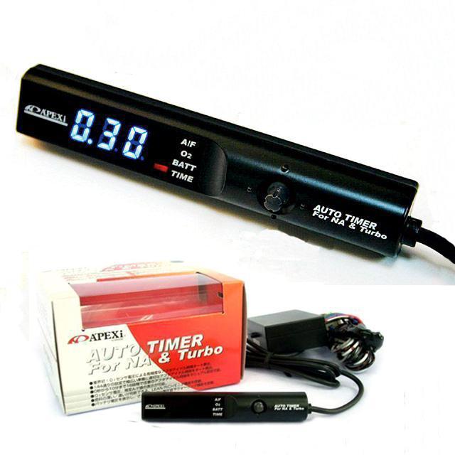 Universal apexi auto timer for na & turbo black pen control of blue  digital led
