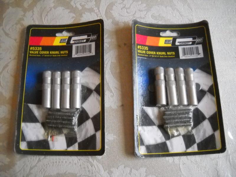 Valve cover knurl nuts set of 2 packages