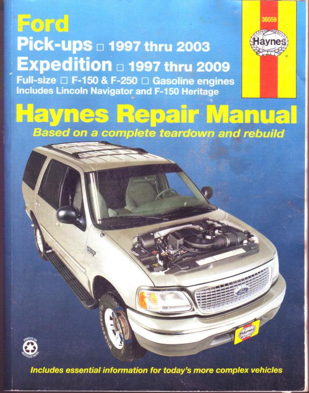 1997-2003 ford pick-ups 1997-2009 ford expedition repair manual
