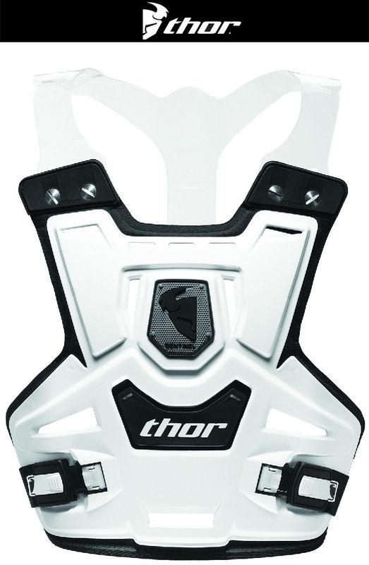 Thor youth white sentinel pro dirt bike roost guard chest protector mx atv 2014