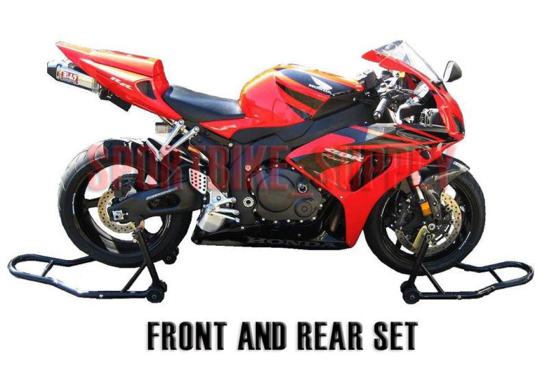 Gsxr600 gsxr750 gsxr1000 hayabusa front rear motorcycle paddock lifts stands