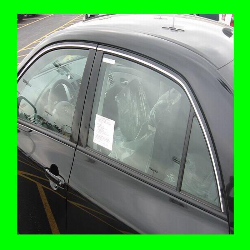 Ford chrome window trim molding 2pc w/5yr wrnty+free interior pc 3