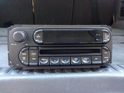 Chrysler dodge car radio cd player 02 03 04 05 dodge ram