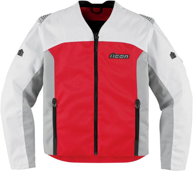 Icon device red textile jacket 2013 motorcycle