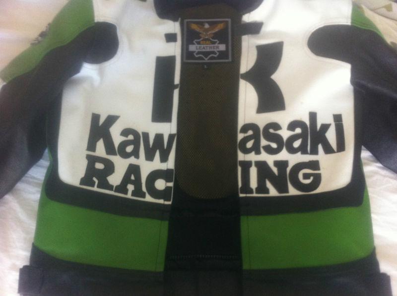 Kawasaki lether jacket 