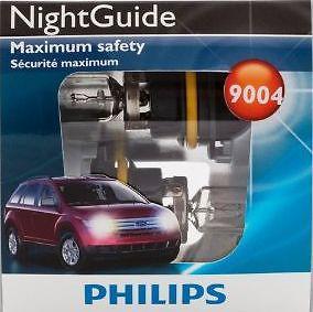 9004 philips night guide headlight bulb pack of 2 9004ngs2