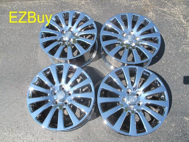18" buick regal 11-13 lacrosse 10-13 factory wheels with chrome pvd finish 4100