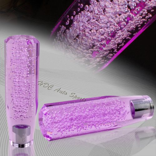 For honda acura 150mm manual purple vip octagon crystal bubble drift shift knob