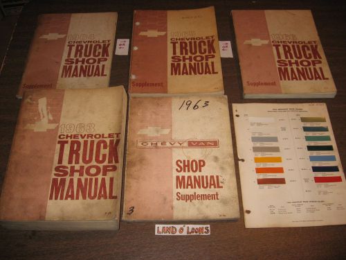 1963 (+choice of 1964/1965/1966) chevrolet truck shop/service manual vgusedlow$