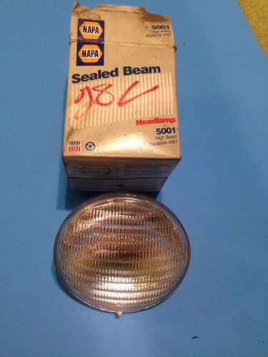 Napa headlight headlamp / 5001 replaces 4001 sealed beam