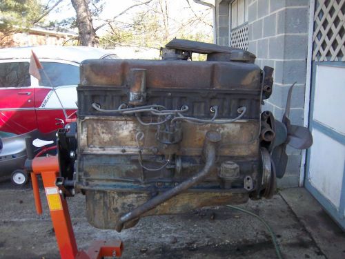 1957 chevy 235 6 cyl engine motor  complete