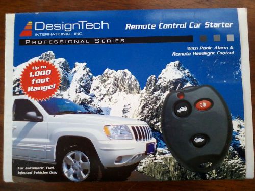 Remote control car starter new in box design tech 40026t pro series 40026