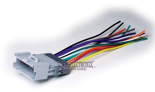 New scosche gm05b 2000-up chevrolet wire harness to connect aftermarket receiver