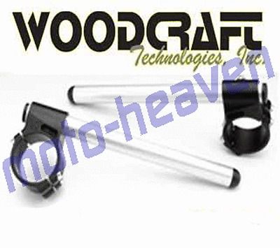Kawasaki zx6 2008 woodcraft race clip-ons handle bars 50mm zx6rr 636 rr zx6r