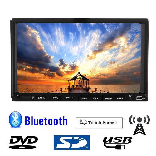 7&#034; in dash units lcd touchscreen double 2 din car stereo dvd mp3 player radio bt