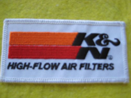 K&amp;n high flow air filters racing patch 4&#034; x 2&#034;