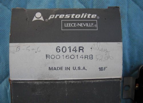 Prestolite leece-neville 6014r voltage regulator r0016014rb new in box 3 pole