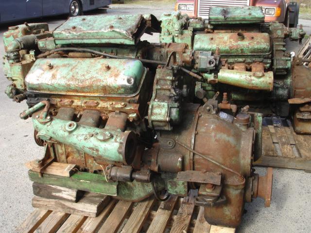  8v-71n detroit diesel marine engine, w/allison mh25l, 2.5 to 1 ratio gear box 