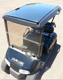 Qdrive 160w golf cart solar panel pv battery charger kit for 48v system
