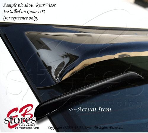 Sun guard rear visor wind shield deflector for nissan 240sx s13 1989-1994 base