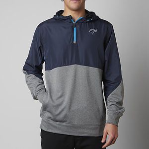 Fox racing final mens pull over hoody heather graphite/gray 2xl