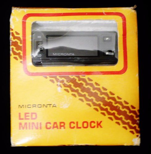 Micronta led mini car clock 63-833 - never installed