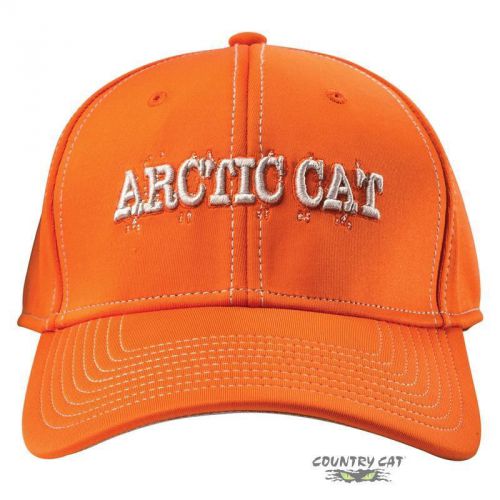 Arctic cat performance embroidered lettering fitted cap - orange - 5263-109-110