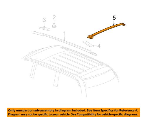 Chrysler oem roof rack rail luggage carrier-cross bar 68078088ab