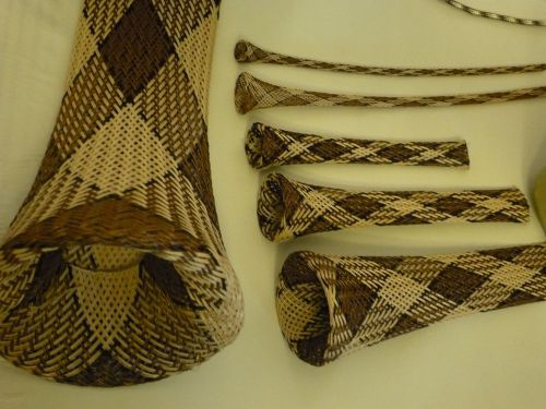 1/4 braided expandable sleeving rattlesnake techflex25&#039;