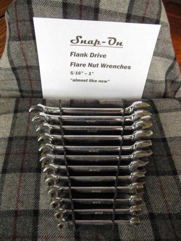 Flank drive flare nut wrenches